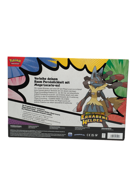 Pokémon Mega-Entwicklung - Erhabene Helden - Premium-Poster-Kollektion Lucario [DE]