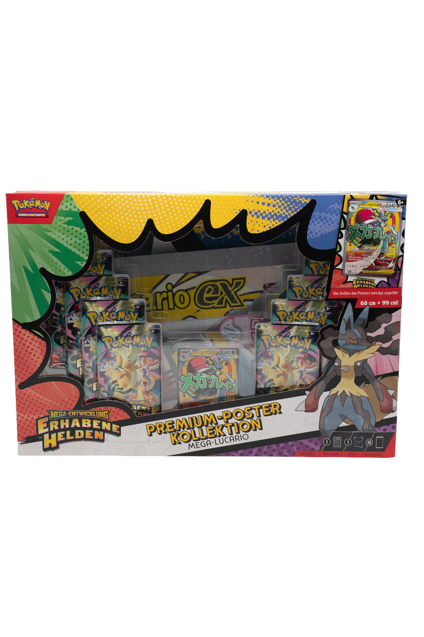 Pokémon Mega-Entwicklung - Erhabene Helden - Premium-Poster-Kollektion Lucario [DE]