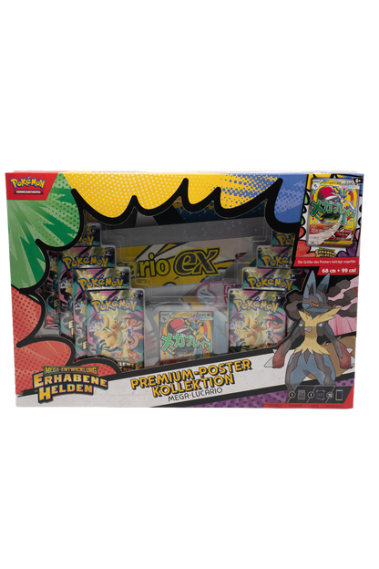 Pokémon Mega-Entwicklung - Erhabene Helden - Premium-Poster-Kollektion Lucario [DE]