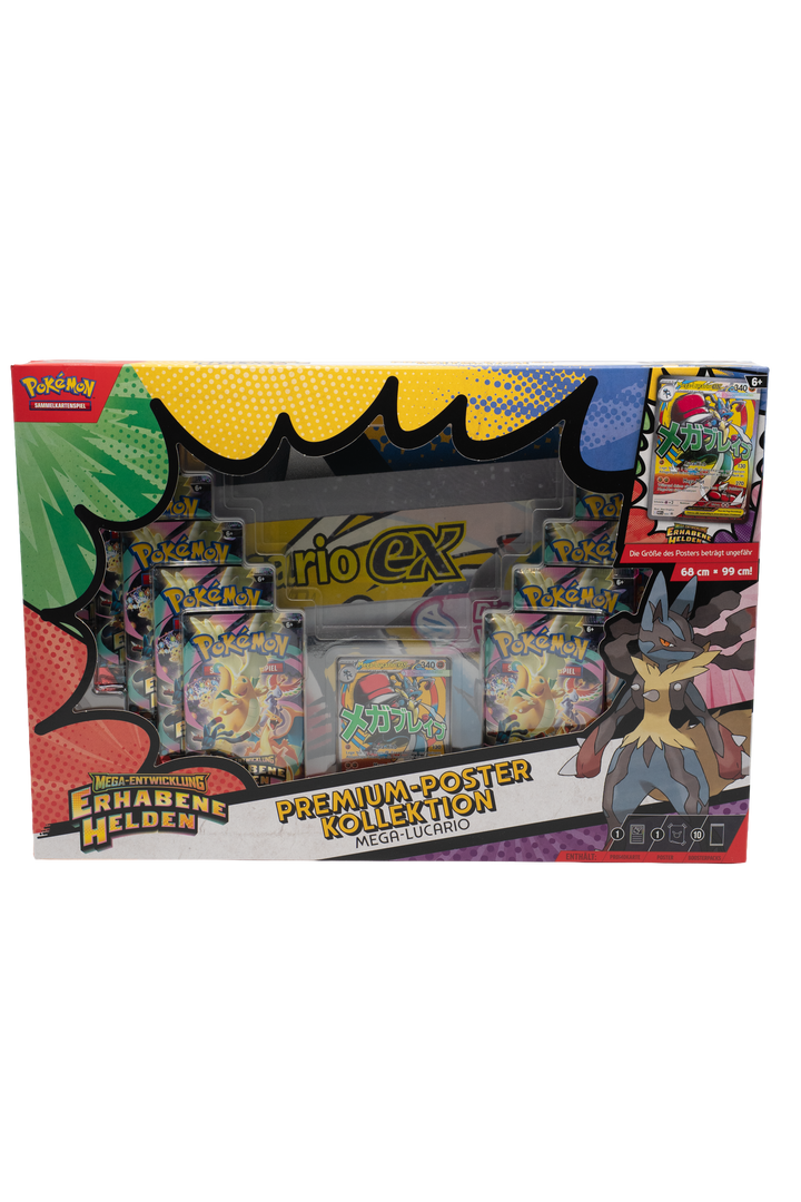 Pokémon Mega-Entwicklung - Erhabene Helden - Premium-Poster-Kollektion Lucario [DE]