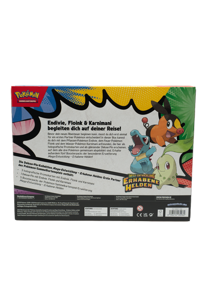 Pokémon Mega-Entwicklung - Erhabene Helden Erste Partner Deluxe-Pin-Kollektion [DE]