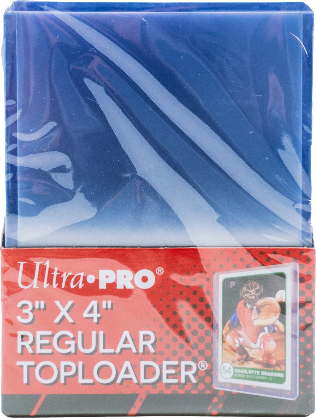 Ultra PRO 3" x 4" Clear Regular Toploader – 25er Pack.