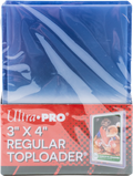 Ultra PRO 3" x 4" Clear Regular Toploader – 25er Pack.