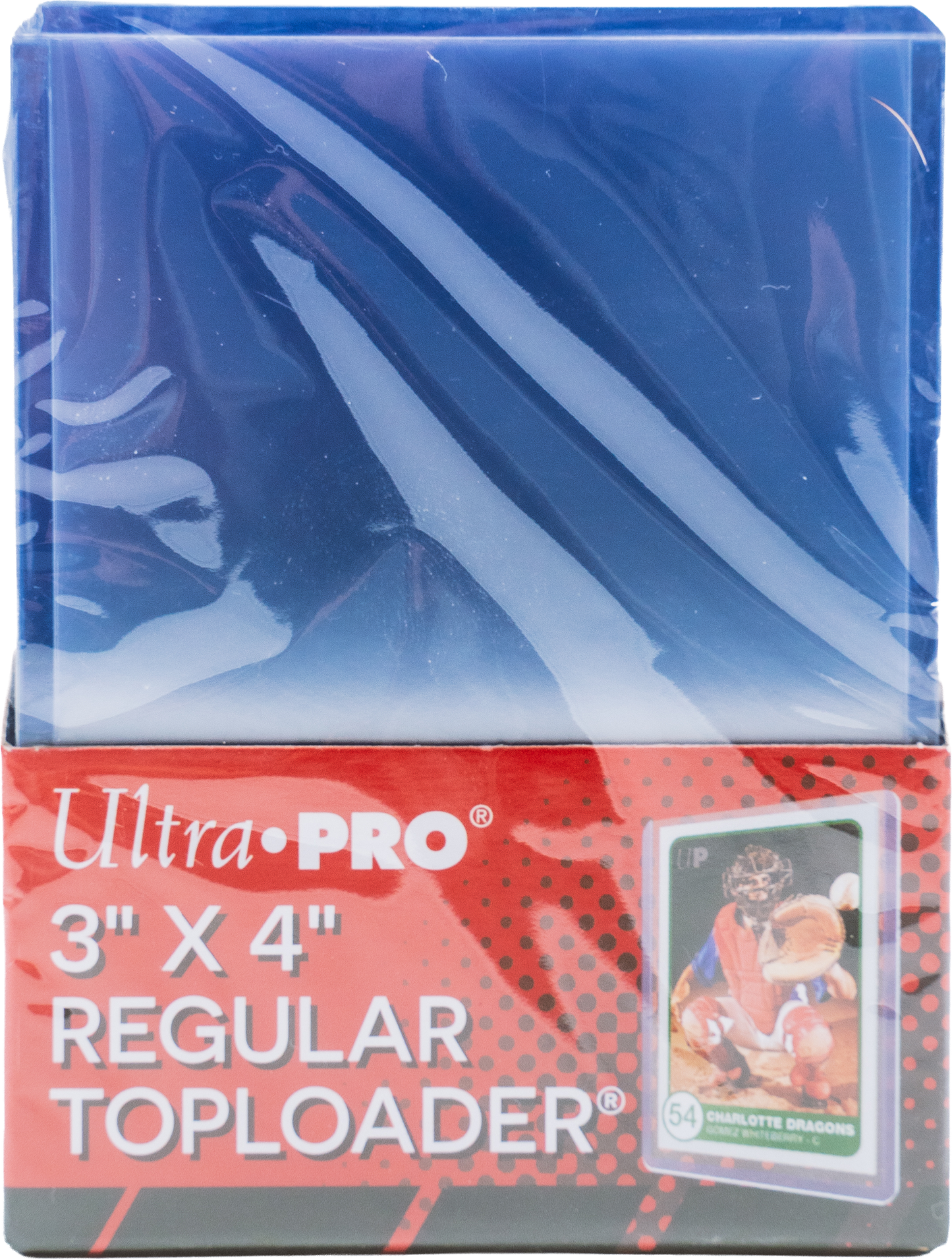 Ultra PRO 3" x 4" Clear Regular Toploader – 25er Pack.
