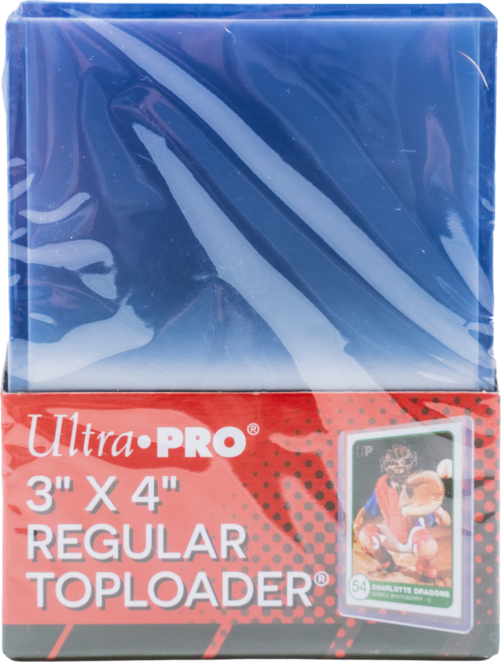 Ultra PRO 3" x 4" Clear Regular Toploader – 25er Pack.