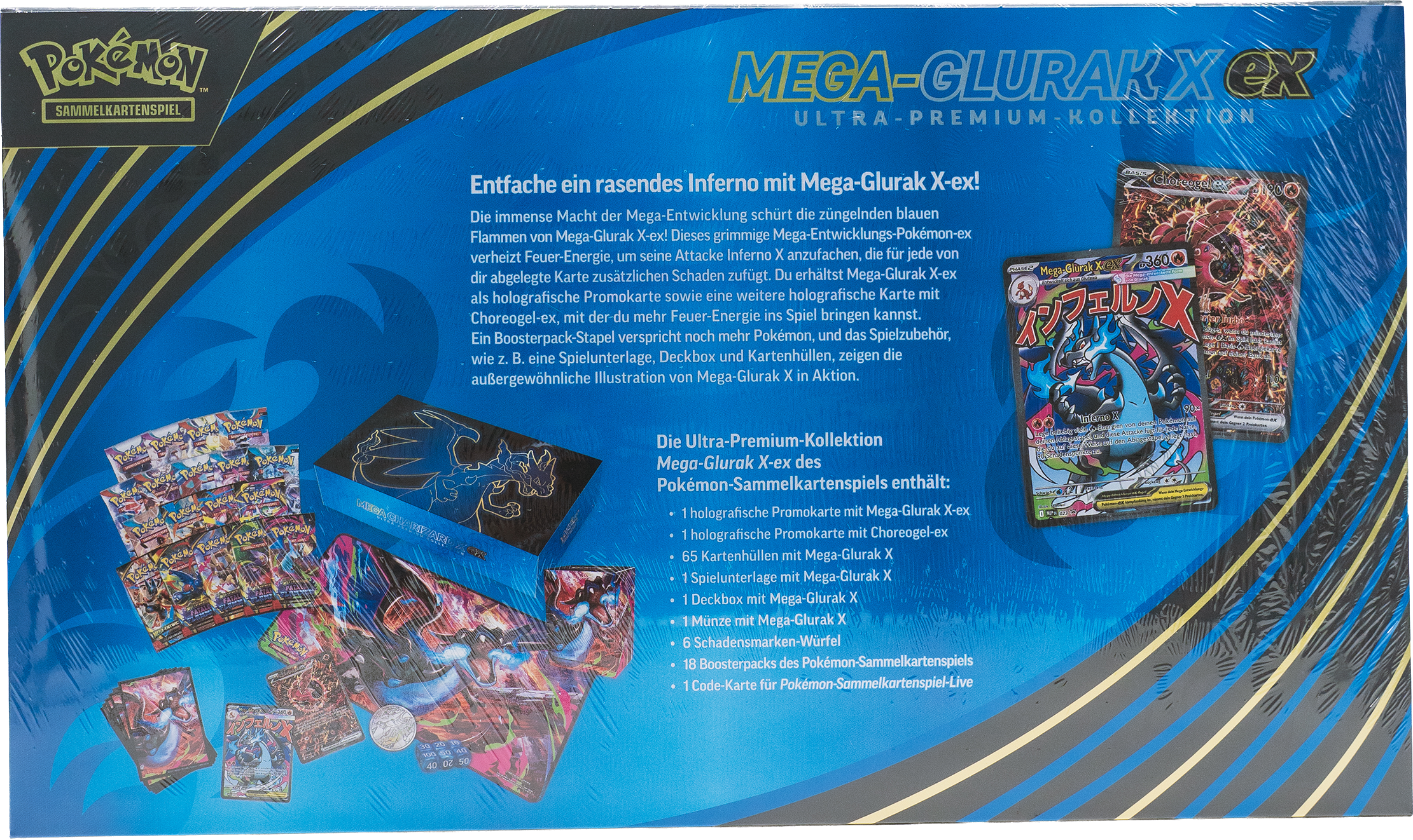 Pokémon Ultra Premium Collection Mega Glurak X (DE)