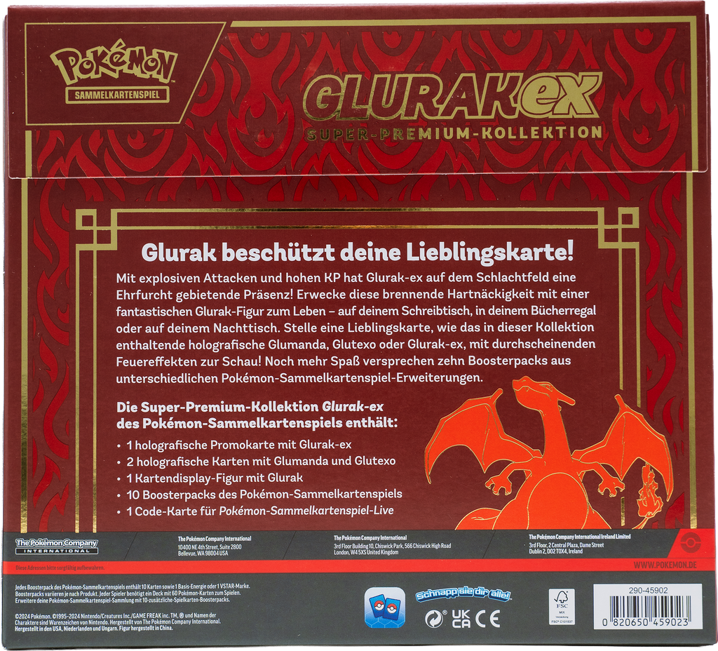 Pokémon Glurak ex Super Premium Kollektion (DE)