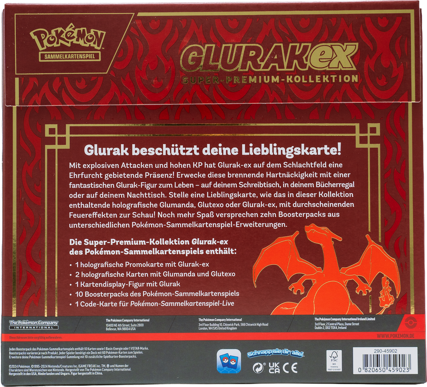 Pokémon Glurak ex Super Premium Kollektion (DE)