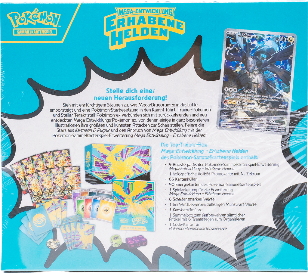 Pokémon TCG Mega-Entwicklung - Erhabene Helden TTB (DE)