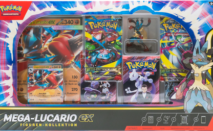 Pokémon Mega Lucario EX Figuren-Kollektion Box (DE)