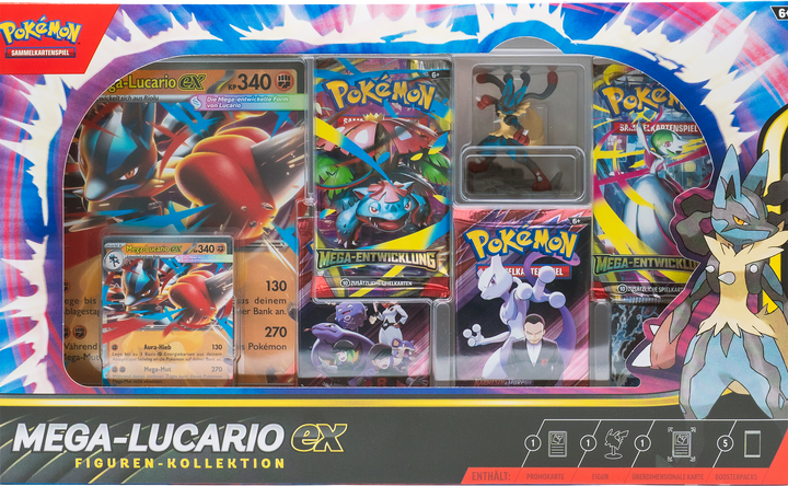 Pokémon Mega Lucario EX Figuren-Kollektion Box (DE)