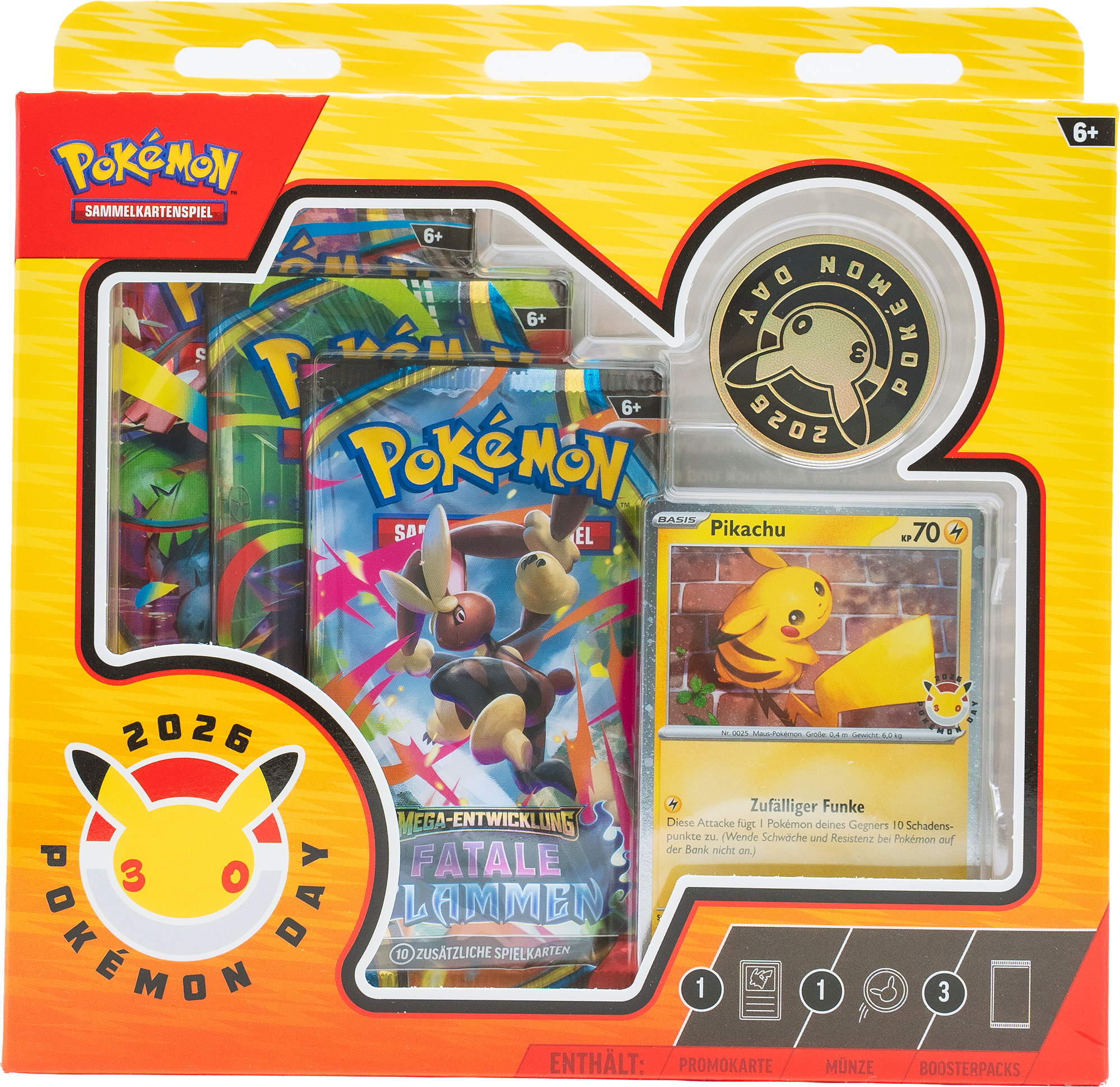 Pokémon Day 2026 Kollektion - 30 Jahre Pokémon "Pikachu" (DE)