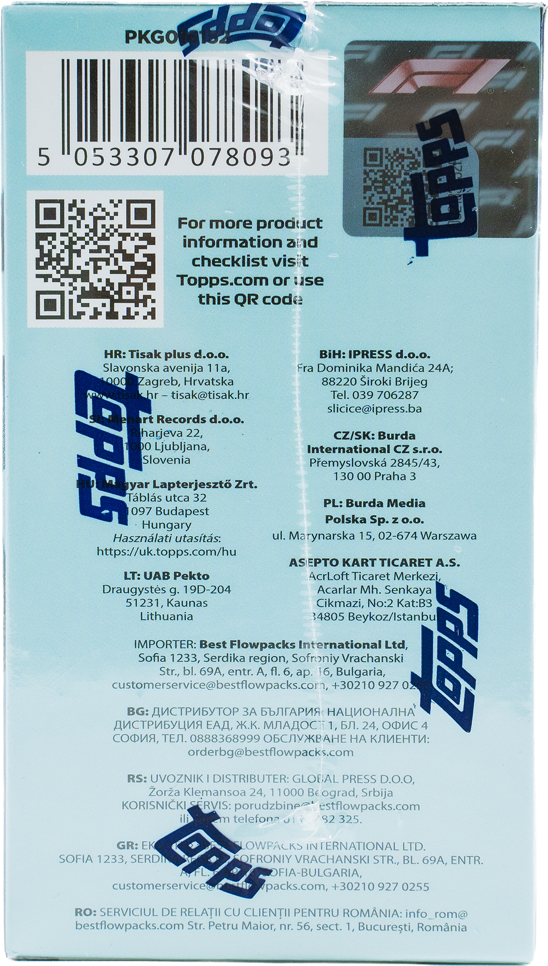 2025 Topps Chrome Formel 1 - Value Box