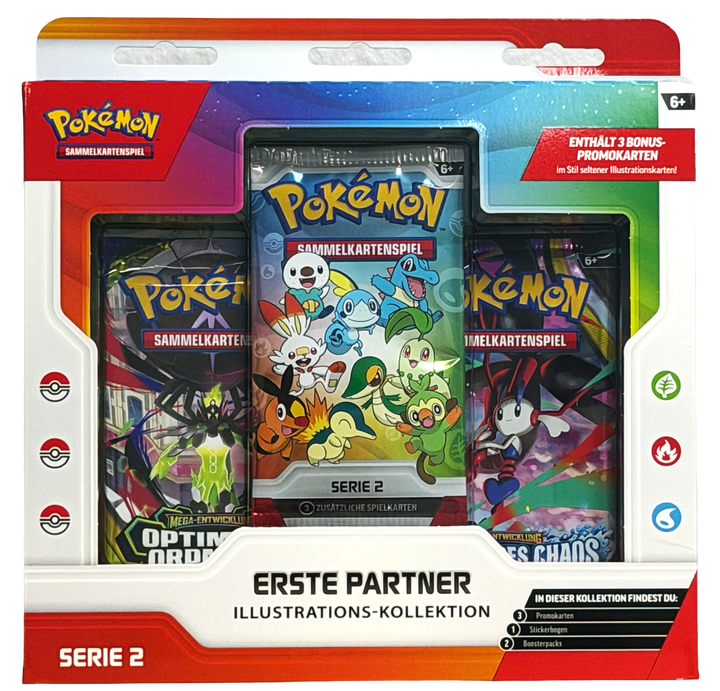 Pokémon TCG Erste Partner Illustrations-Kollektion Serie 2 DE
