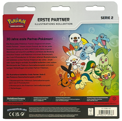 Pokémon TCG Erste Partner Illustrations-Kollektion Serie 2 DE