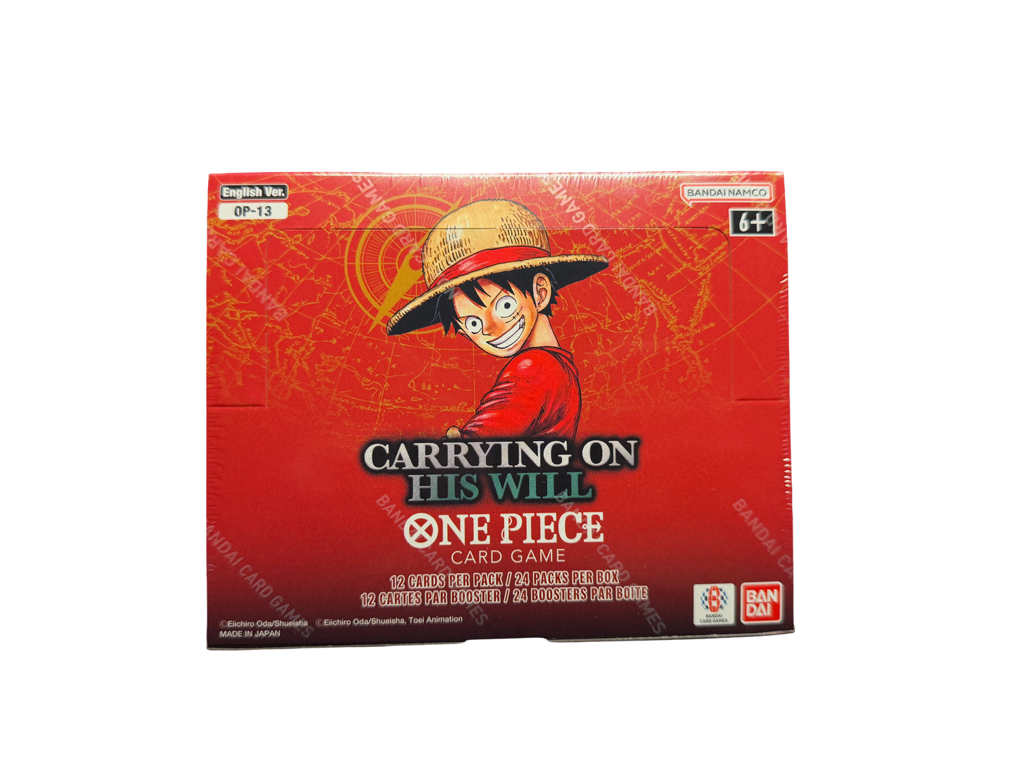One Piece Card Game: OP13 Carrying on His Will - Display EN (24 Packs)