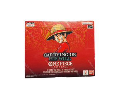 One Piece Card Game: OP13 Carrying on His Will - Display EN (24 Packs)