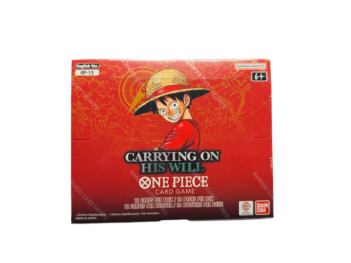 One Piece Card Game: OP13 Carrying on His Will - Display EN (24 Packs)