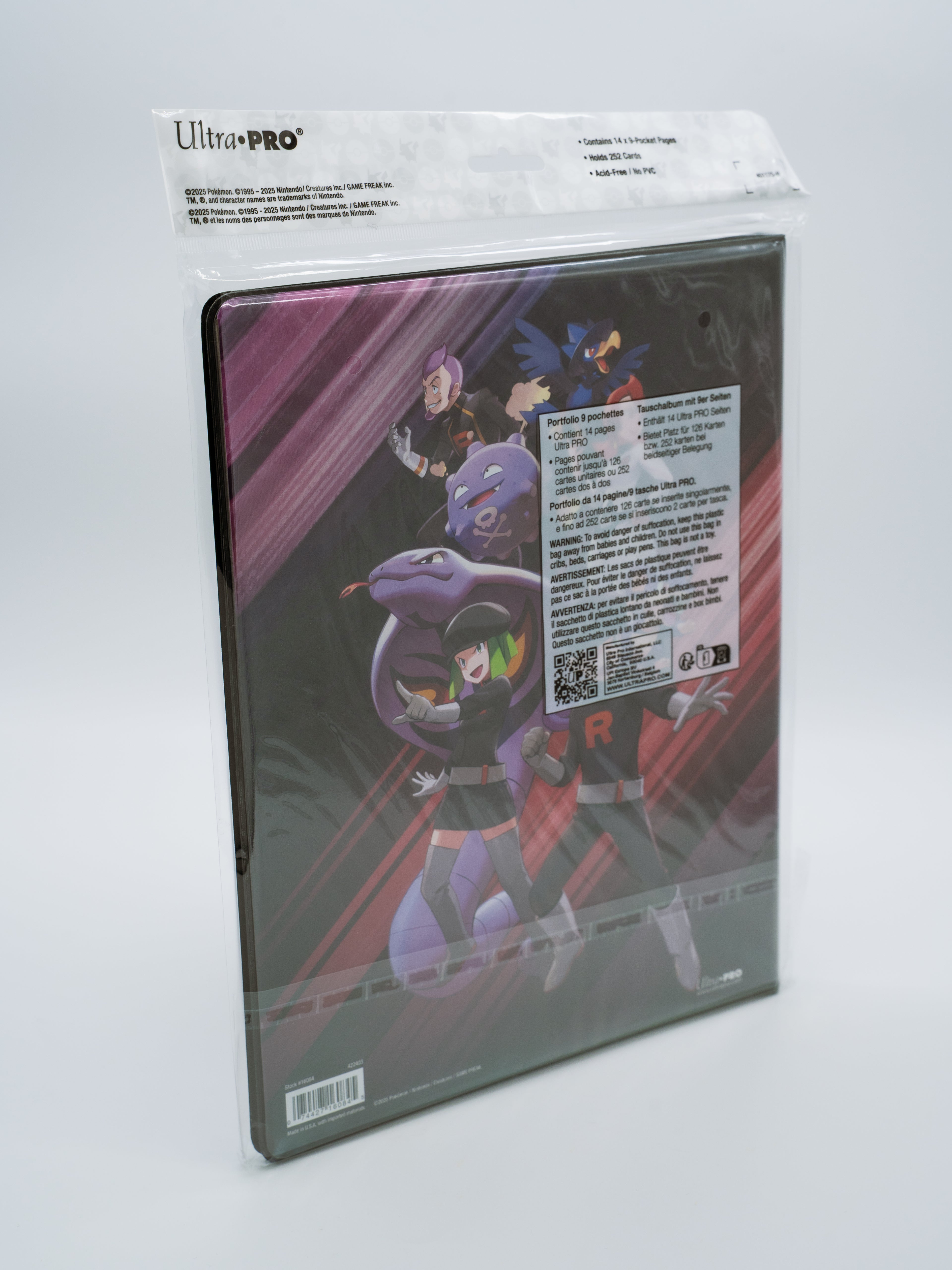 Pokémon 9-Pocket Portfolio „Giovanni & Mewtwo / Team Rocket“