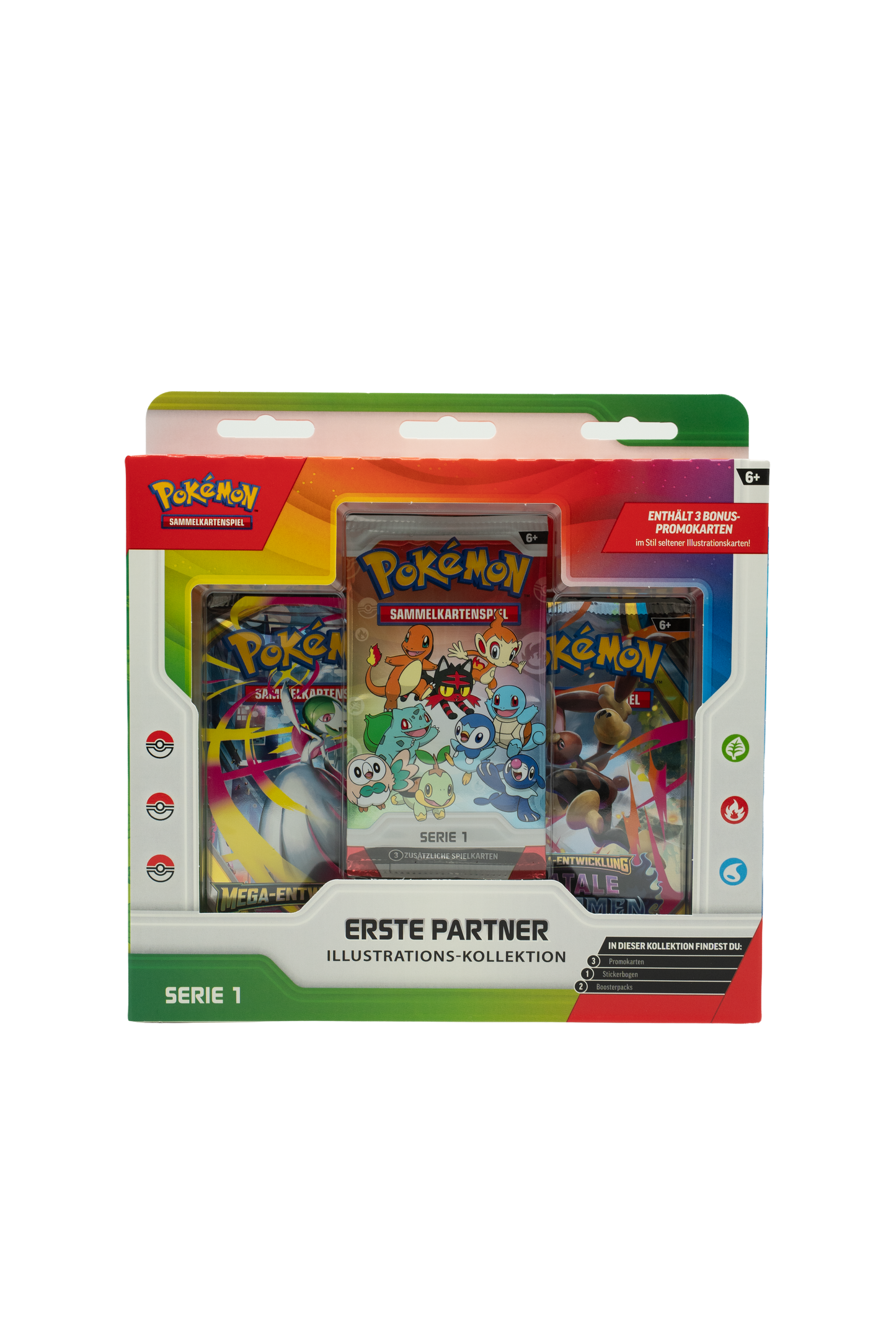Pokémon Mega-Entwicklung - Erste Partner - Illustrations-Kollektion [DE]