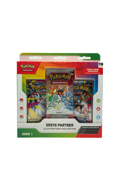 Pokémon Mega-Entwicklung - Erste Partner - Illustrations-Kollektion [DE]