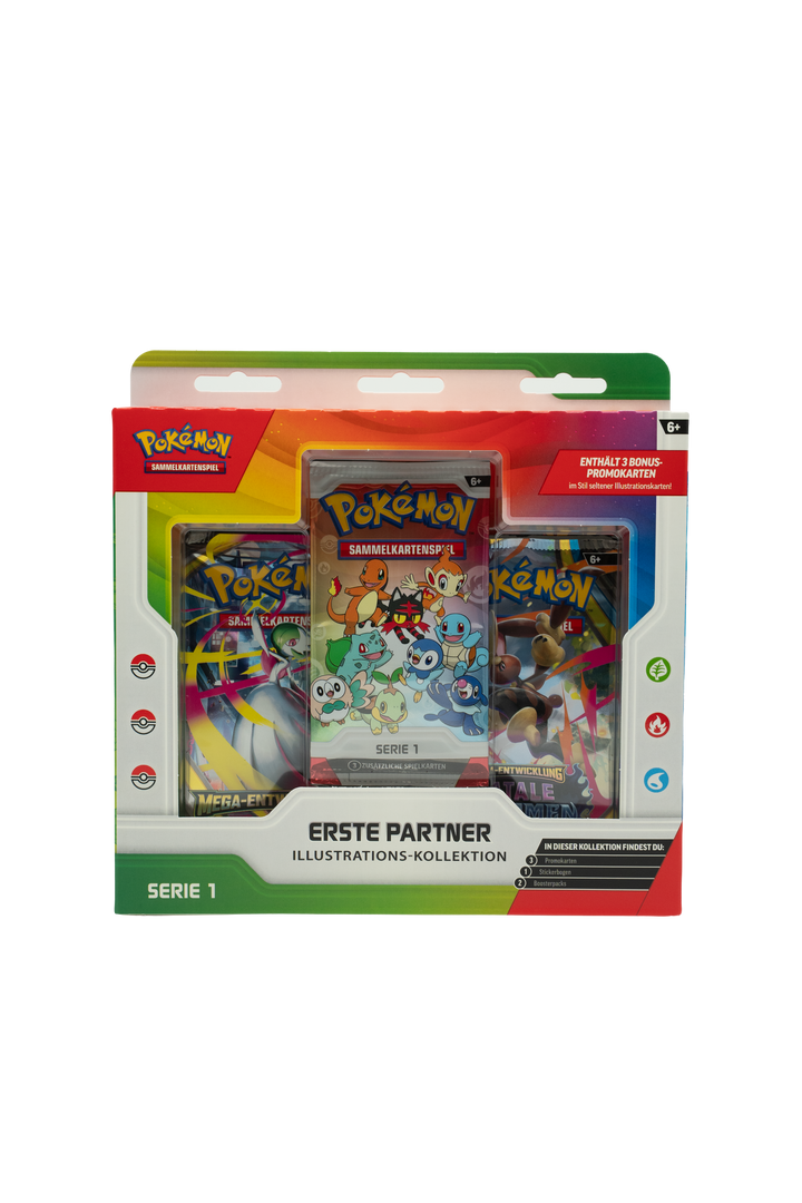 Pokémon Mega-Entwicklung - Erste Partner - Illustrations-Kollektion [DE]