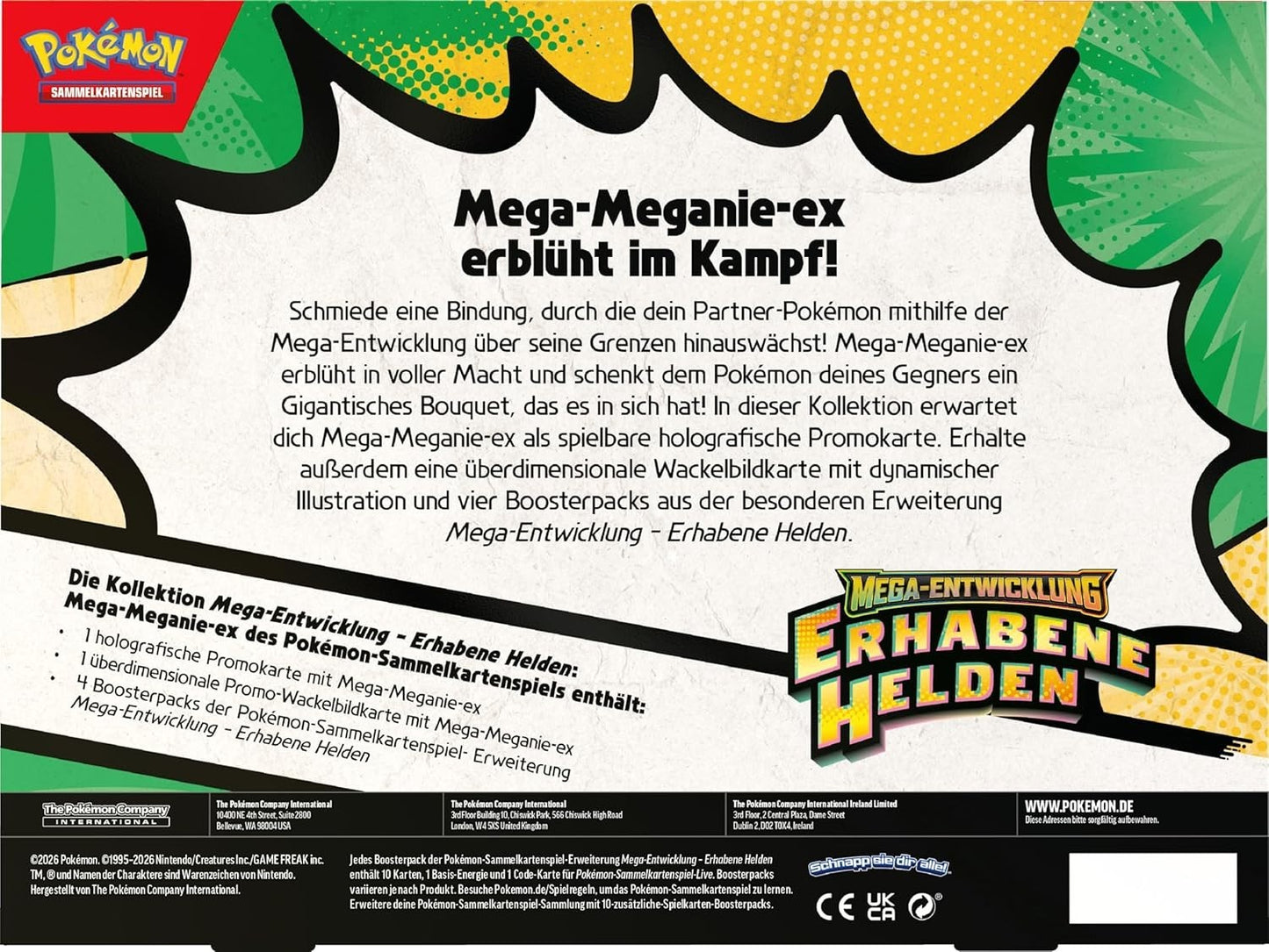 Pokémon - Erhabene Helden Mega Meganie ex Box [DE]