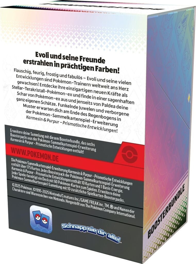Pokémon Karmesin & Purpur - Prismatische Entwicklungen Boosterbundle [DE]