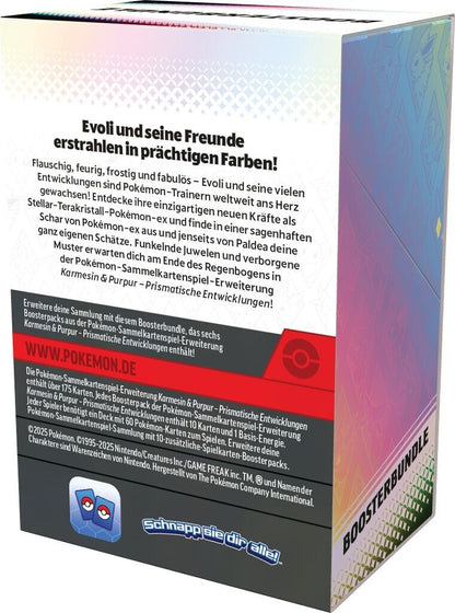 Pokémon Karmesin & Purpur - Prismatische Entwicklungen Boosterbundle [DE]