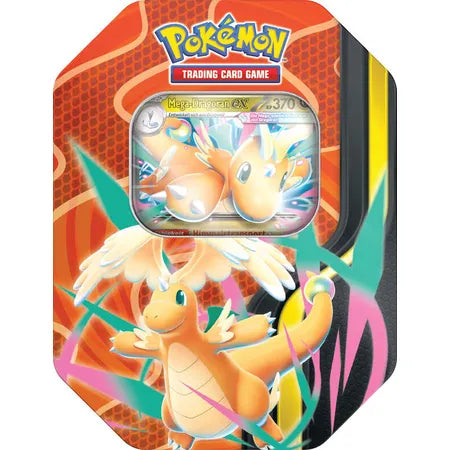 Pokémon Mega-Kräfte Tin-Box Mega-Dragoran ex Sammel-Karten Kollektion [DE]