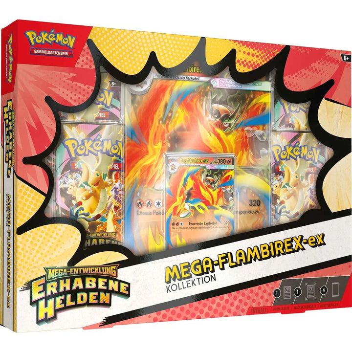 Pokémon - Erhabene Helden Mega Flambirex ex Box [DE]