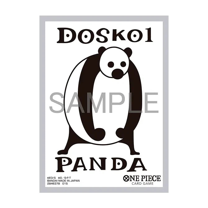 ONE PIECE BASE SHOP Limitierte Karten Sleeves "DOSKOI PANDA"
